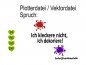 Preview: Plotterdatei Spruch Ich kleckere nicht Lederpuschenstube